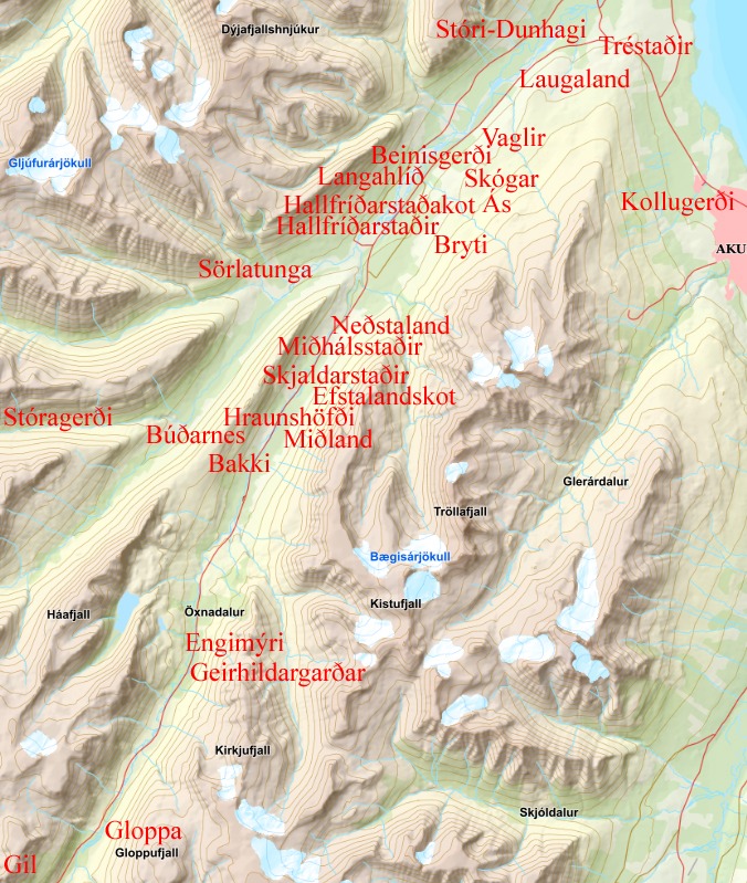 Heimili á efri árum á æskuslóðum (47 – 84 ára)