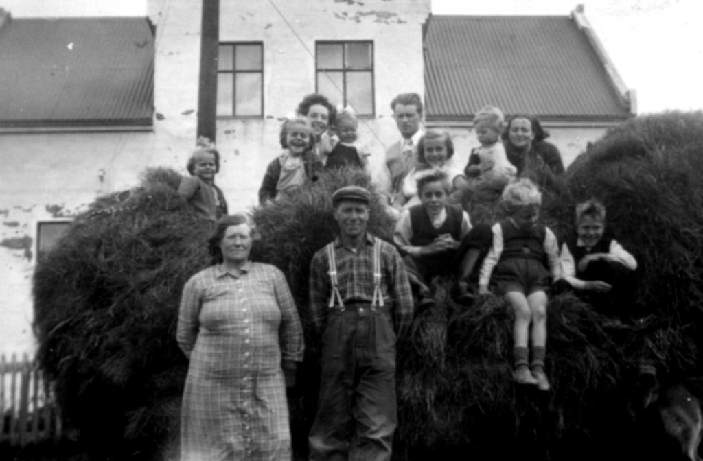 Við heyvagninn
