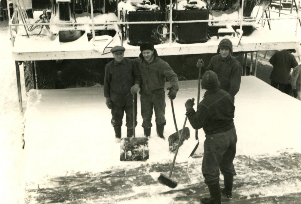 Steini og vinnufélagar