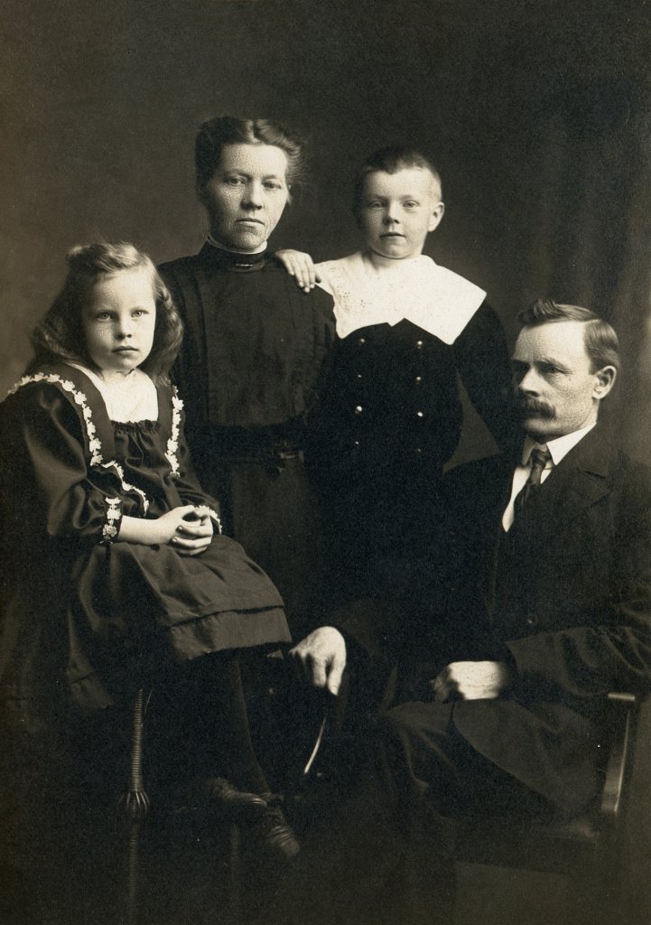 Bárður Sigurðsson og fjölskylda