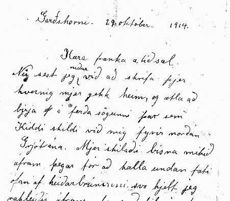 Rithönd Jóhönnu Guðrúnar Pálmadóttur