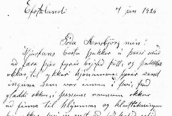 Rithönd Margrétar E Jónsdóttur