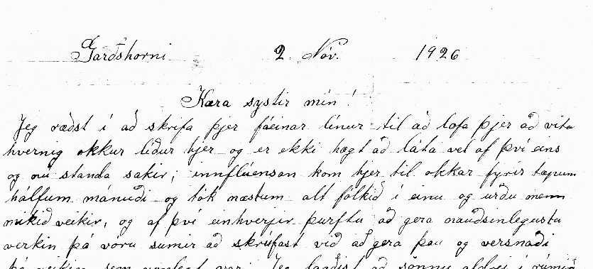 Rithönd Pálma Guðmundssonar