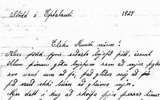 Rithönd Sigurbjargar Steinunnar Önnu Frímannsdóttur