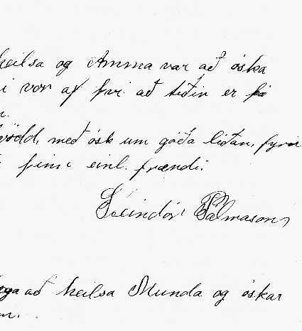 Rithönd Steindórs Pálmasonar