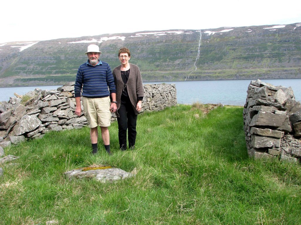 Jóhanna Hálfdánsdóttir og Philipp Ricart á Gunnarseyri