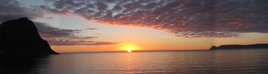 Sólarlag við Bolungarvík